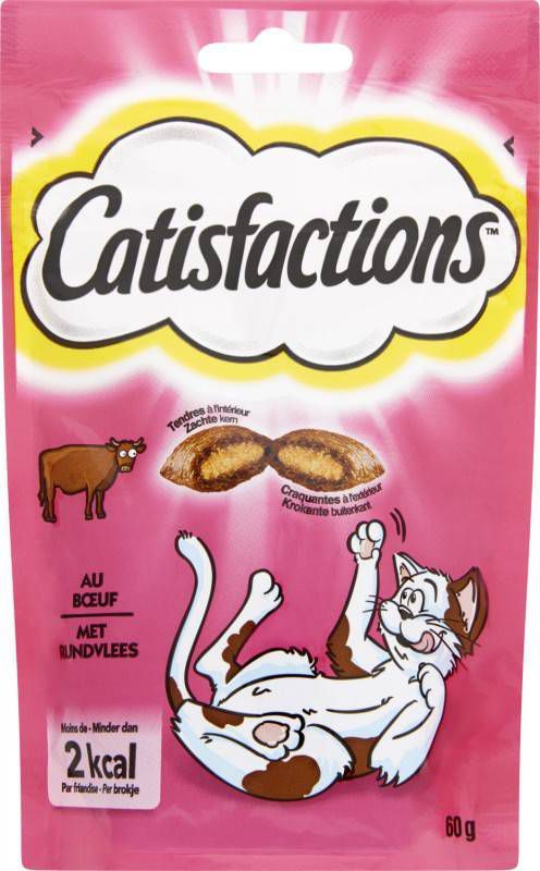 Catisfactions Kattensnoepjes 60 g Kattensnack Rund online kopen