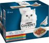 Gourmet Perle Sauce Delight met rund/kip/tonijn/zalm nat kattenvoer 85g zakje 8 x(12 x 85 gr ) online kopen