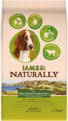 Iams 2x Naturally Dog Adult New Sealand Lam&amp, Rijst 2, 7 kg online kopen