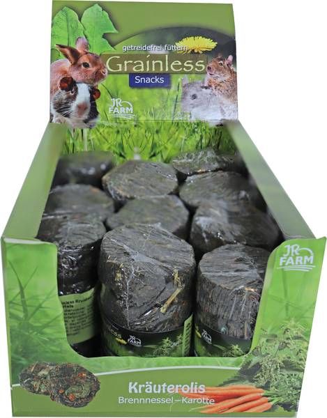 JR Farm Grainless Brandnetel Wortel Rol Ruwvoer 5 x 5 x 9 cm 80 g