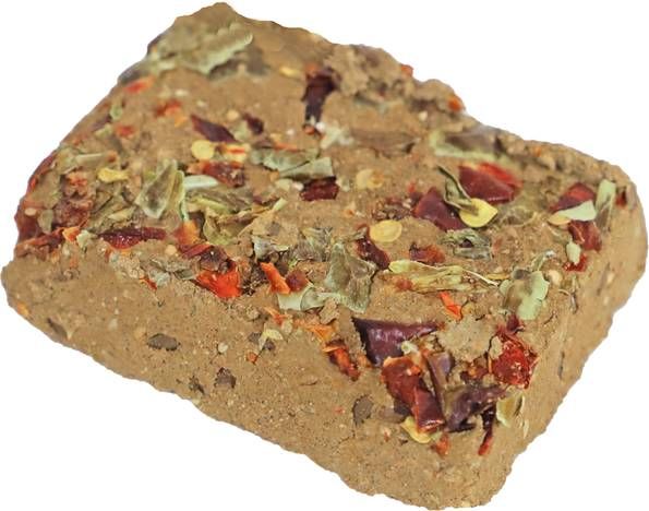 JR Farm Mineralensteen Leem En Zaden Supplement 3 x 9 x 20 cm 75 g