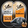 Sheba Perfect Portions Adult 6x37.5 g Kattenvoer Kalkoen&Saus online kopen