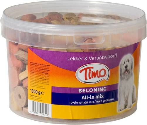 Timo Koekjes All In Mix Emmer Hondensnacks Mix 1.3 kg
