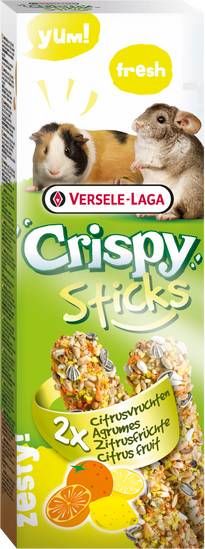 Versele Laga Crispy Sticks Cavia&Chinchilla Citrus Knaagdiersnack 2x55 g