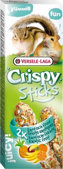 Versele Laga Crispy Sticks Hamster&Eekhoorn Knaagdiersnack Fruit 2x55 g