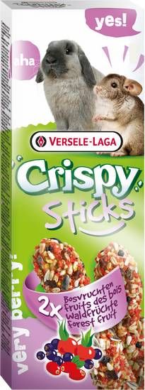 Versele Laga Crispy Sticks Konijn Bosvruchten Konijnensnack Fruit 2x55 g
