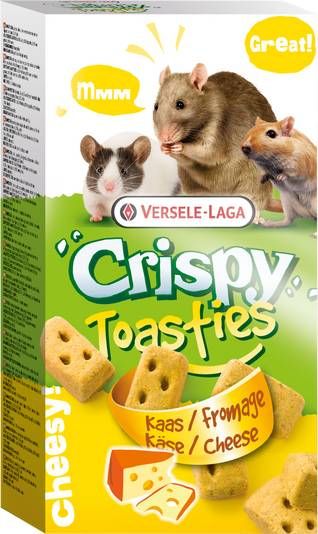 Versele Laga Crispy Toasties Knaagdiersnack Kaas 150 g