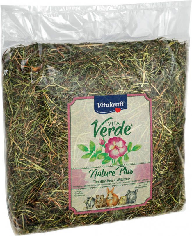 Vitakraft Vita Verde Hooi 500 g Ruwvoer Wilde Rozen