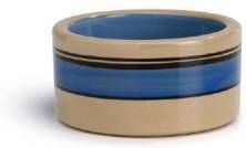 Beeztees Keramiek eetbakje met blauwe rand