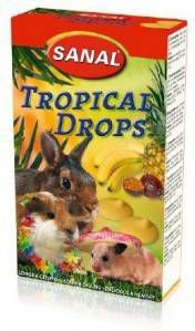 Sanal Knaagdier Snoepjes Tropische Vruchten 45 gr