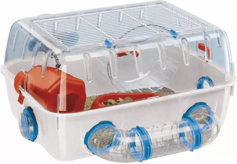 Ferplast Hamsterkooi Combi 1 Dierenverblijf 40.5x29.5x22.5 cm Wit