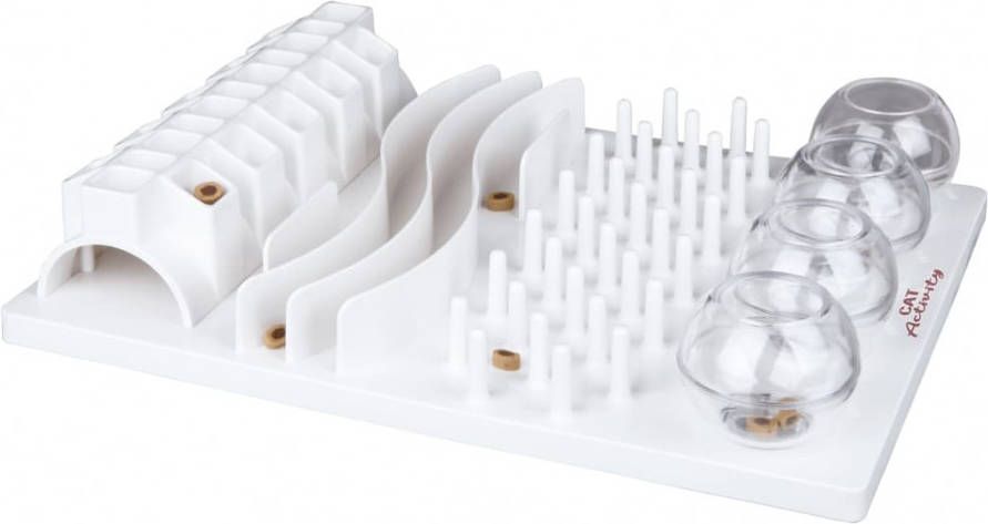 Trixie Cat Activity Fun Board Kattenspeelgoed 30x40 cm Lichtgrijs