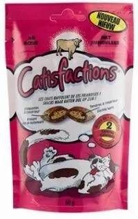 Catisfactions Kattensnoepjes 60 g Kattensnack Rund