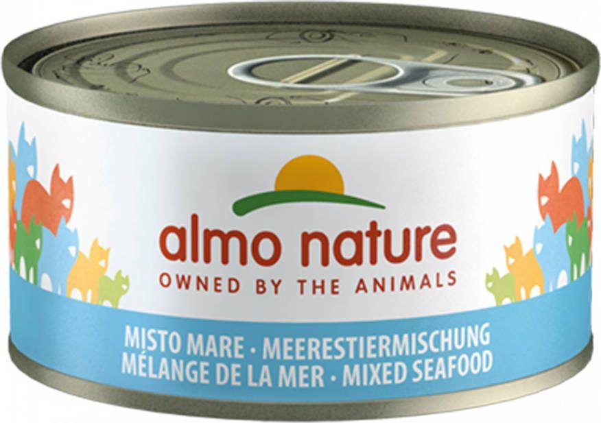 Almo Nature 24x70g Zeevruchtenmix in Gelei Legend Kattenvoer