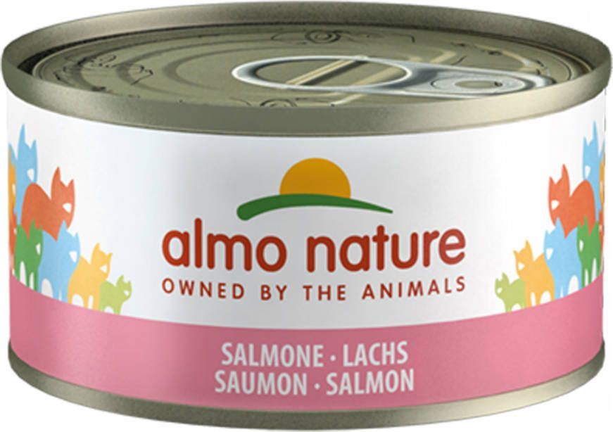 Almo Nature 24x70g Zalm in Gelei Legend Kattenvoer