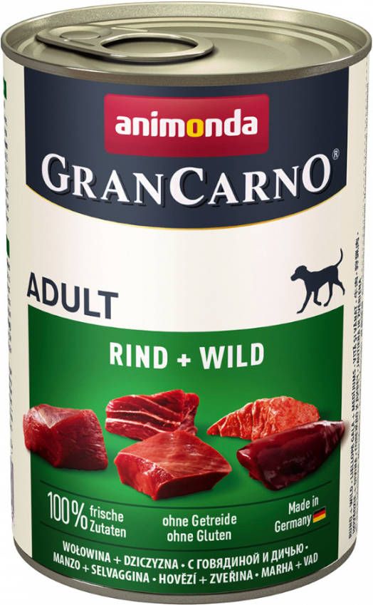 Animonda GranCarno 6x400g Original Adult Rund & Wild Hondenvoer