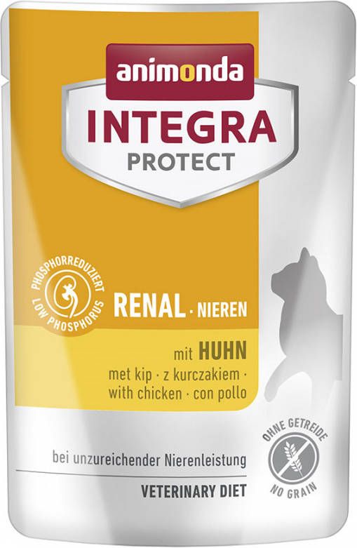 Animonda Integra 24x85g Protect Adult Renal met Kip Kattenvoer nat