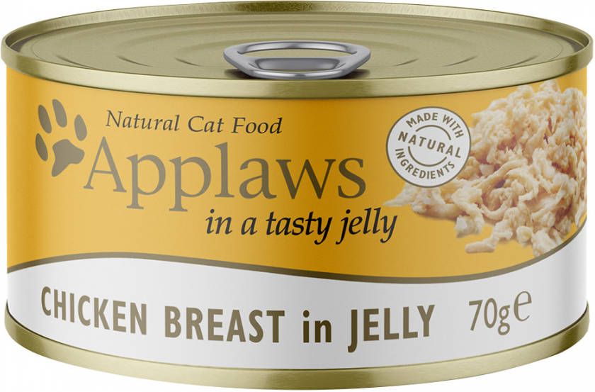 Applaws 6x70g Kip in Gelei Kattenvoer