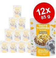 Applaws Taste Toppers in Saus 12 x 85 g Hondenvoer Kip, Erwten, Pompen & Witte Bonen