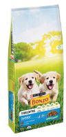 BONZO Junior met Kip, Groenten en met Melk hondenvoer 2 x 15 kg