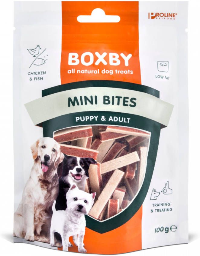 Boxby Puppy Snacks Mini Bites Hondensnacks 100 g