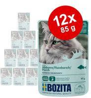 Bozita 12x85g Stukjes in Gelei Pouch Kippenlever Kattenvoer