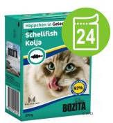 Bozita 24x370g Stukjes in Gelei met Makreel Kattenvoer