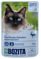 Bozita 24x85g Stukjes in Saus Pouch Rendier Kattenvoer