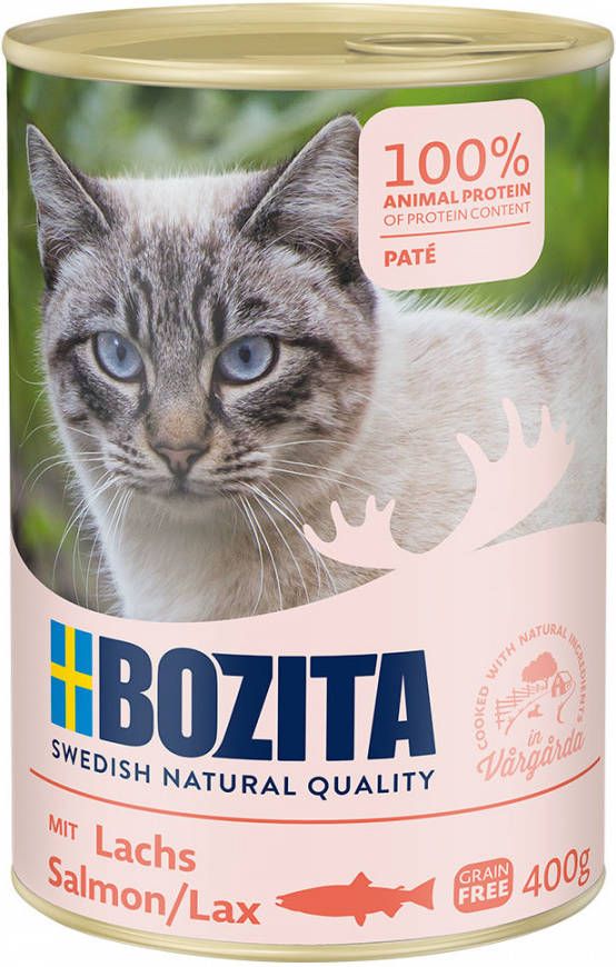 Bozita Nat Kattenvoer 6 x 410 g Zalm