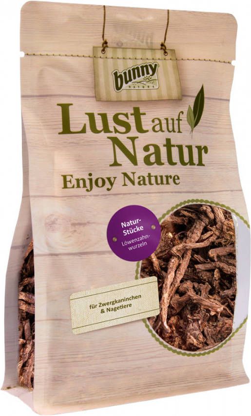 Bunny Nature Enjoy Nature Natuurlijke Stukjes Konijnen- knaagdierensnack Paardebloem 150 g