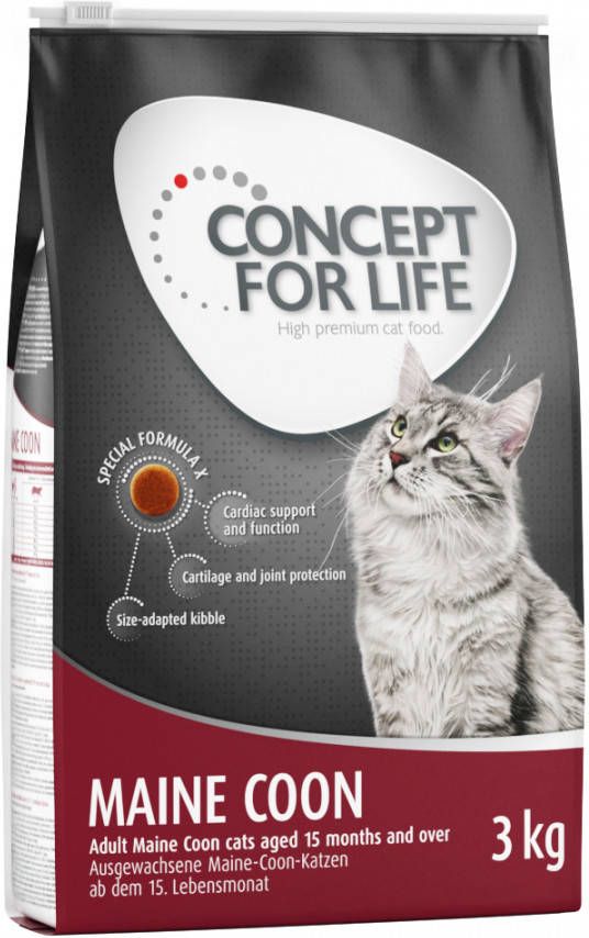 Concept for Life 3kg Maine Coon Adult Kattenvoer