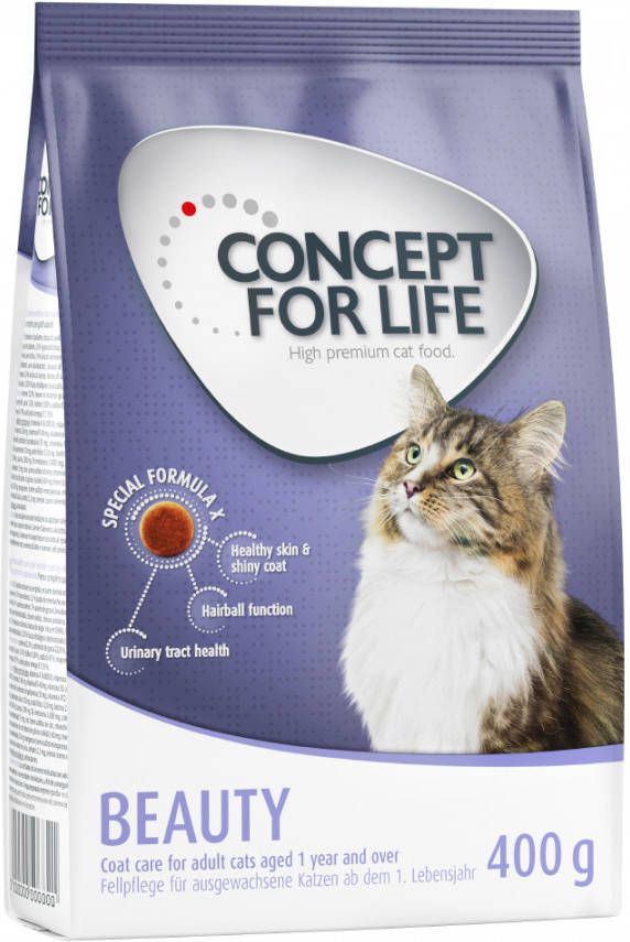 Concept for Life Beauty Adult Kattenvoer Verbeterde receptuur! 400 g