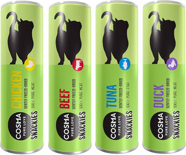 Cosma Gemengd probeerpakket snackies Megapack Probeerpakket 5 soorten 116 g