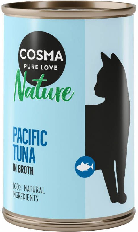 Cosma 24x140g Pacifische Tonijn Nature Kattenvoer nat