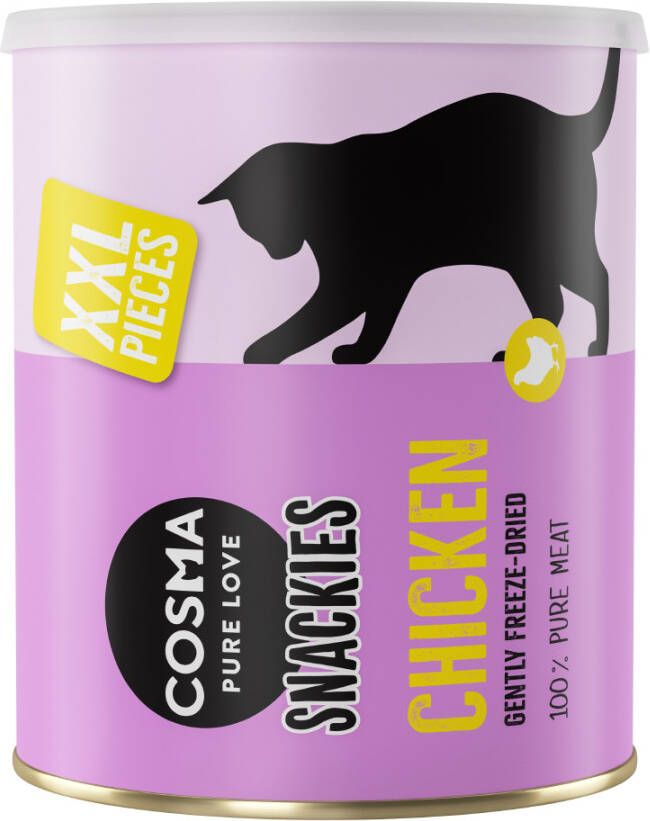 Cosma Voordeelpakket Snackies XXL Stukjes Maxi Tube 3 x Kip(600 g )