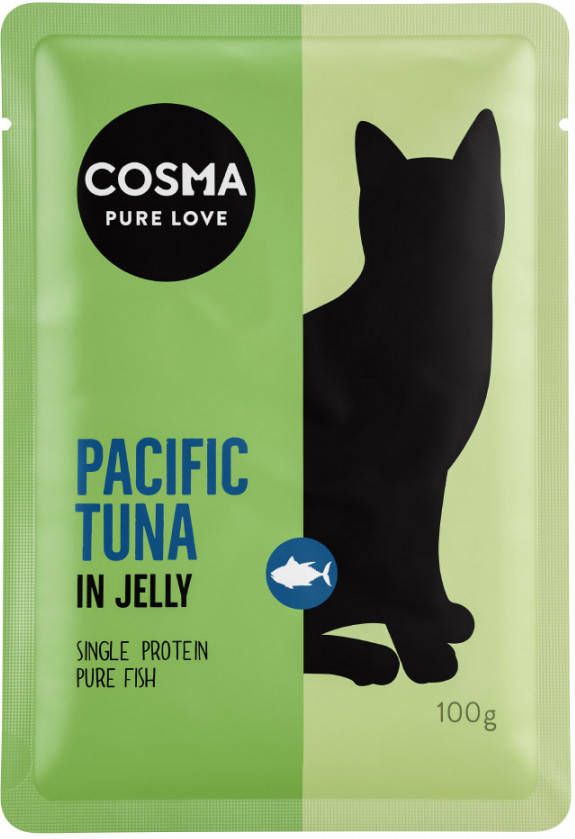 Cosma 6x100g Original Vershoudzakjes Pacifische tonijn Kattenvoer