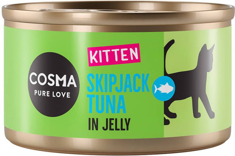 Cosma Original Kitten 24 x 85g Kattenvoer Skipjack Tonijn