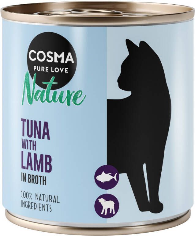 Cosma Voordeelpakket Nature 24 x 280 g Tonijn met Lam
