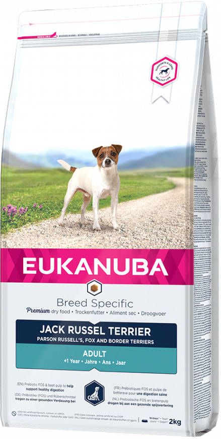 Eukanuba 3x2kg Jack Russell Terri&#xEB, r Breed Specific Hondenvoer
