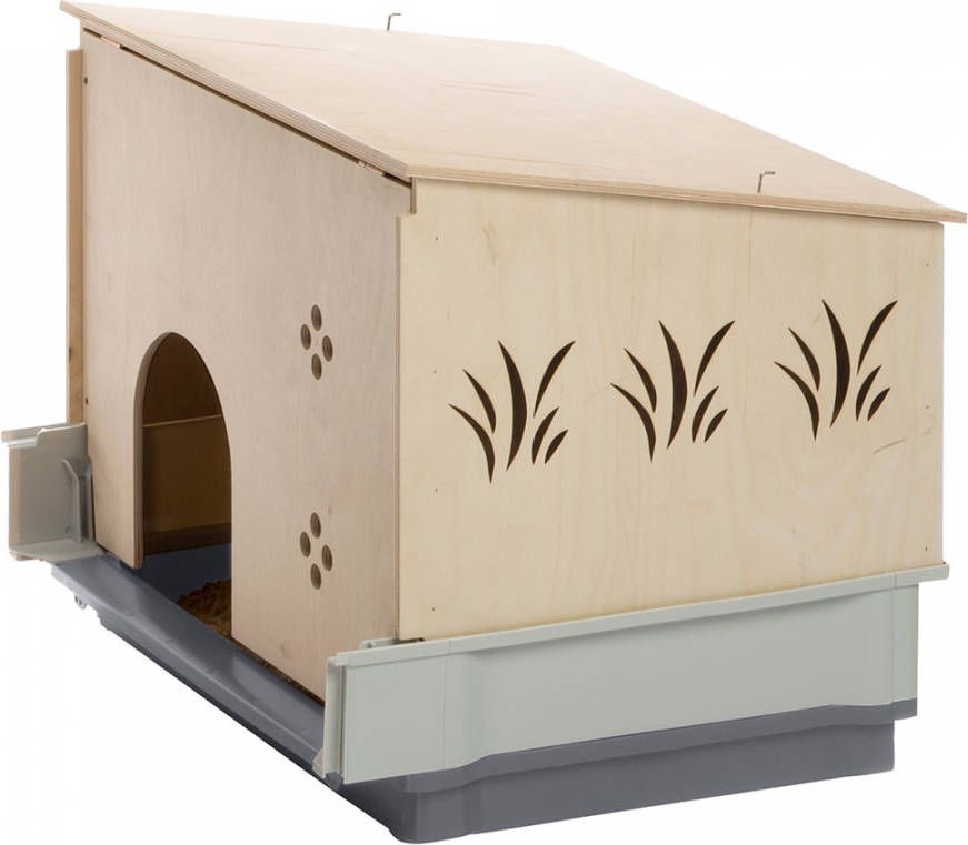 ferplast Klein Huisje voor in Plaza Kooien L 42 x B 60 x H 50 cm