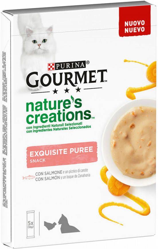 Gourmet 2+1 gratis! Nature's Creations Snack 15 x 10 g 15 x 10 g Zalm en Wortel