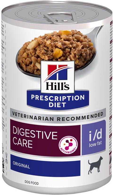 Hill´, s Prescription Diet Canine I/D Stress Mini Hondenvoer met Kip Bestel ook natvoer 12 x 360 g i/d Digestive Care Stress Mini Stoofpotje Kip