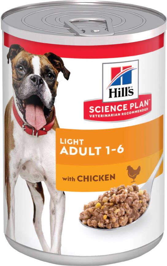 Hill's Science Plan 9 + 3 gratis! 12 x 370 g Natvoer xxx Adult Light