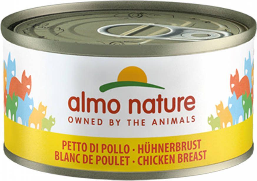 Holistic 6 x 70 g Almo Nature 2 kg kip & rijst + 6 x 70 g Legend kip me Kattenvoer