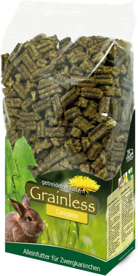 JR Farm 1, 35kg Grainless Complete Dwergkonijnen Konijnenvoer