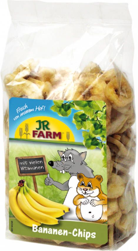 JR Farm Bananen Chips Dubbelpak 2 x 150 g