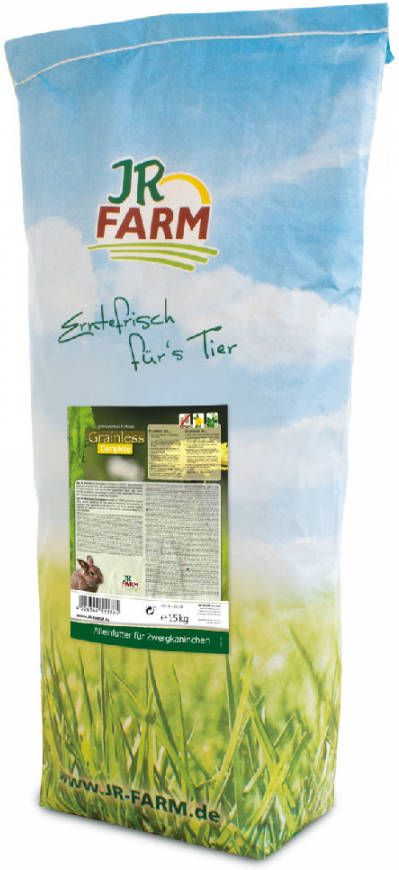 JR Farm Grainless Complete Dwergkonijnen 15 kg
