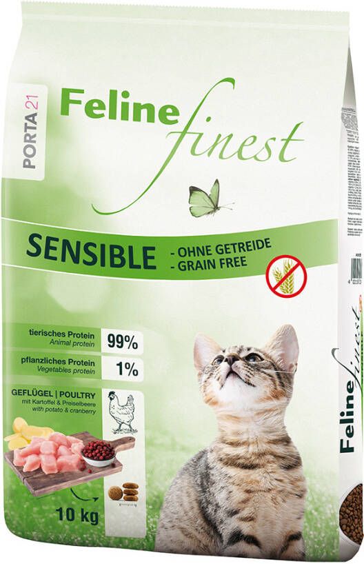 Porta 21 2x10kg Feline Finest Sensible Graanvrij Kattenvoer