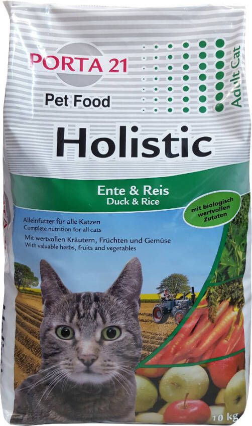 Porta 21 2x10kg Holistic Cat Eend & Rijst Kattenvoer