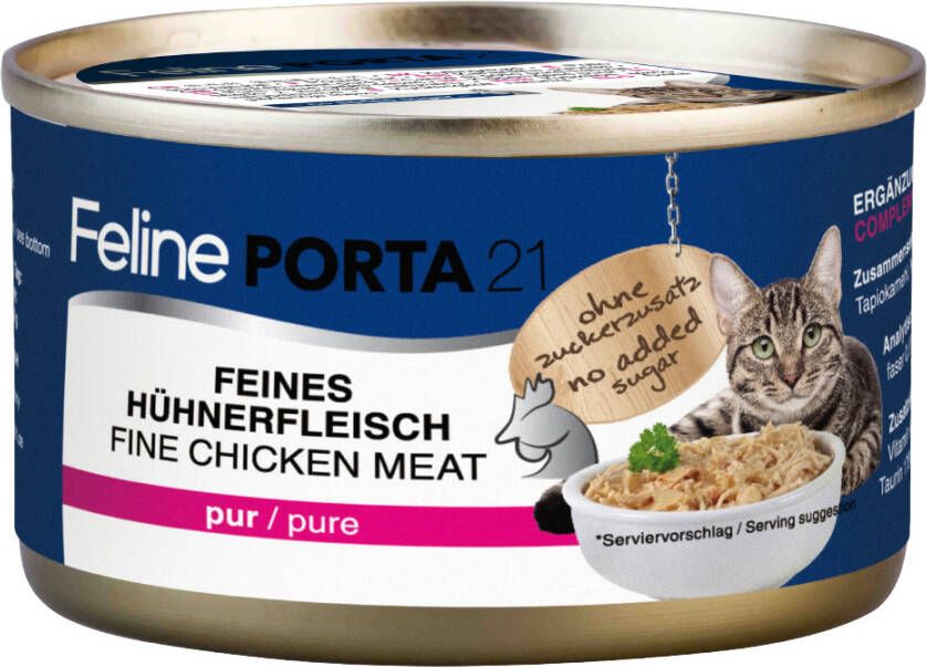Porta 21 24x90g Feline Kip Puur Kattenvoer
